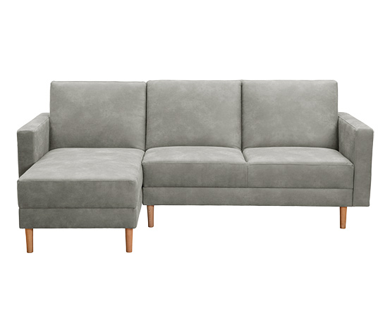 Federkern-Eckschlafsofa »Just Relax« mit Stauraumbank, grau
