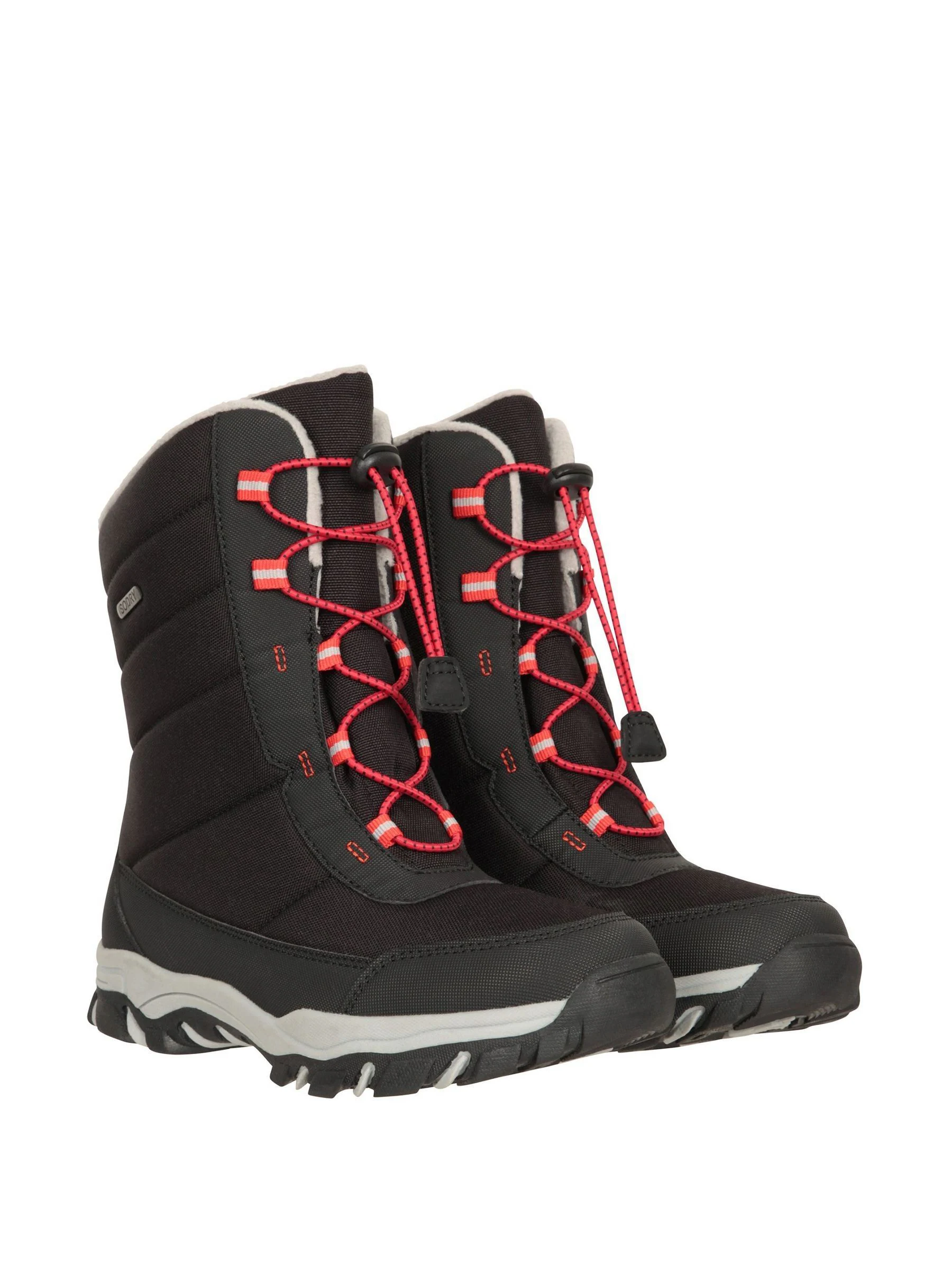 Zwart - Mountain Warehouse Ohio Jeugd adaptieve sneeuwlaarzen