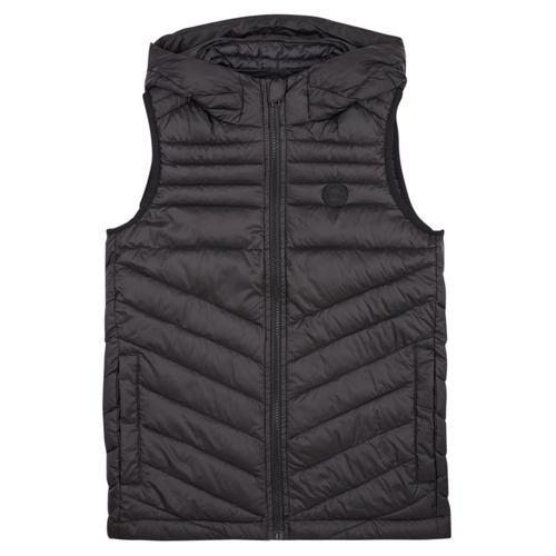 Jack & Jones - JJEHERO BODYWARMER HOOD NOOS JNR Negro