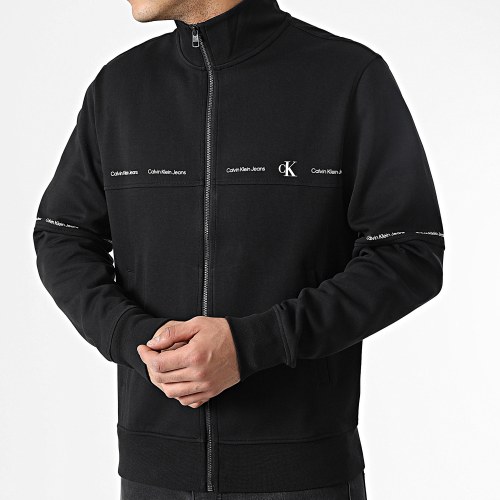 Veste Zippée Repeat Logo 0027 Noir