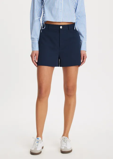Twill korte broek blauw (BLW.D)