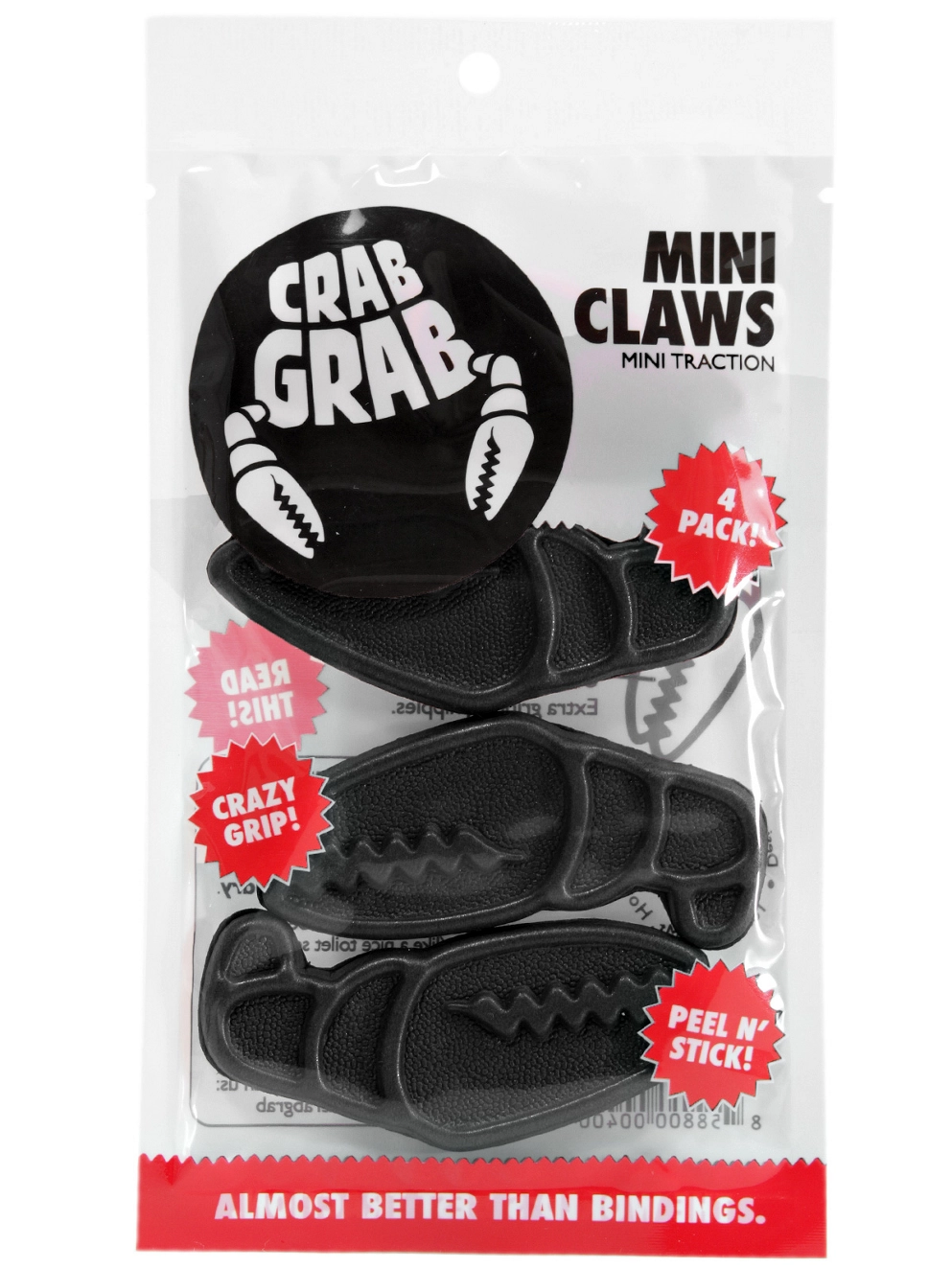Crab Grab Mini Claws Stomp Pad black