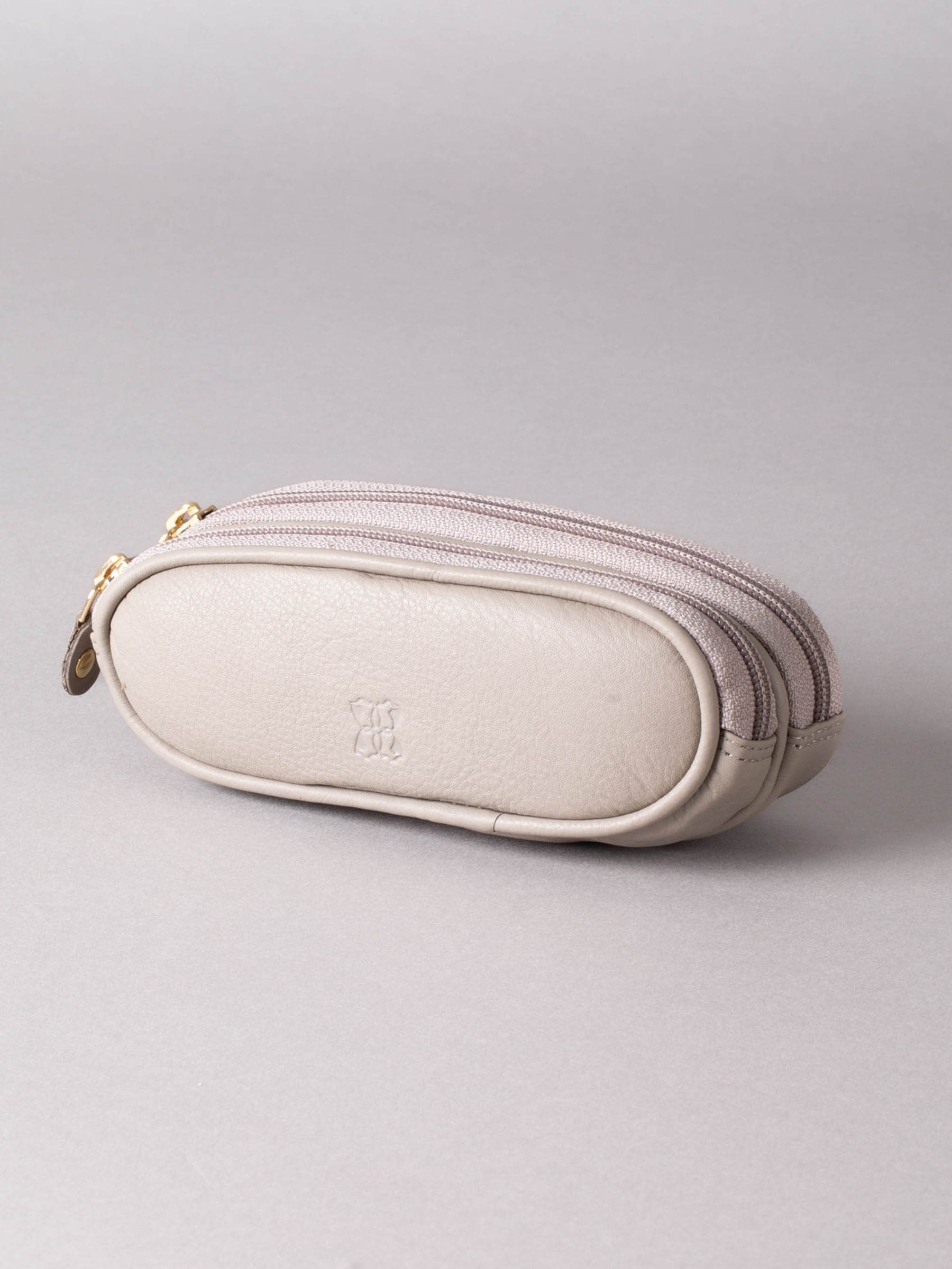 Grijs - Lakeland Leather dubbele brillenkoker