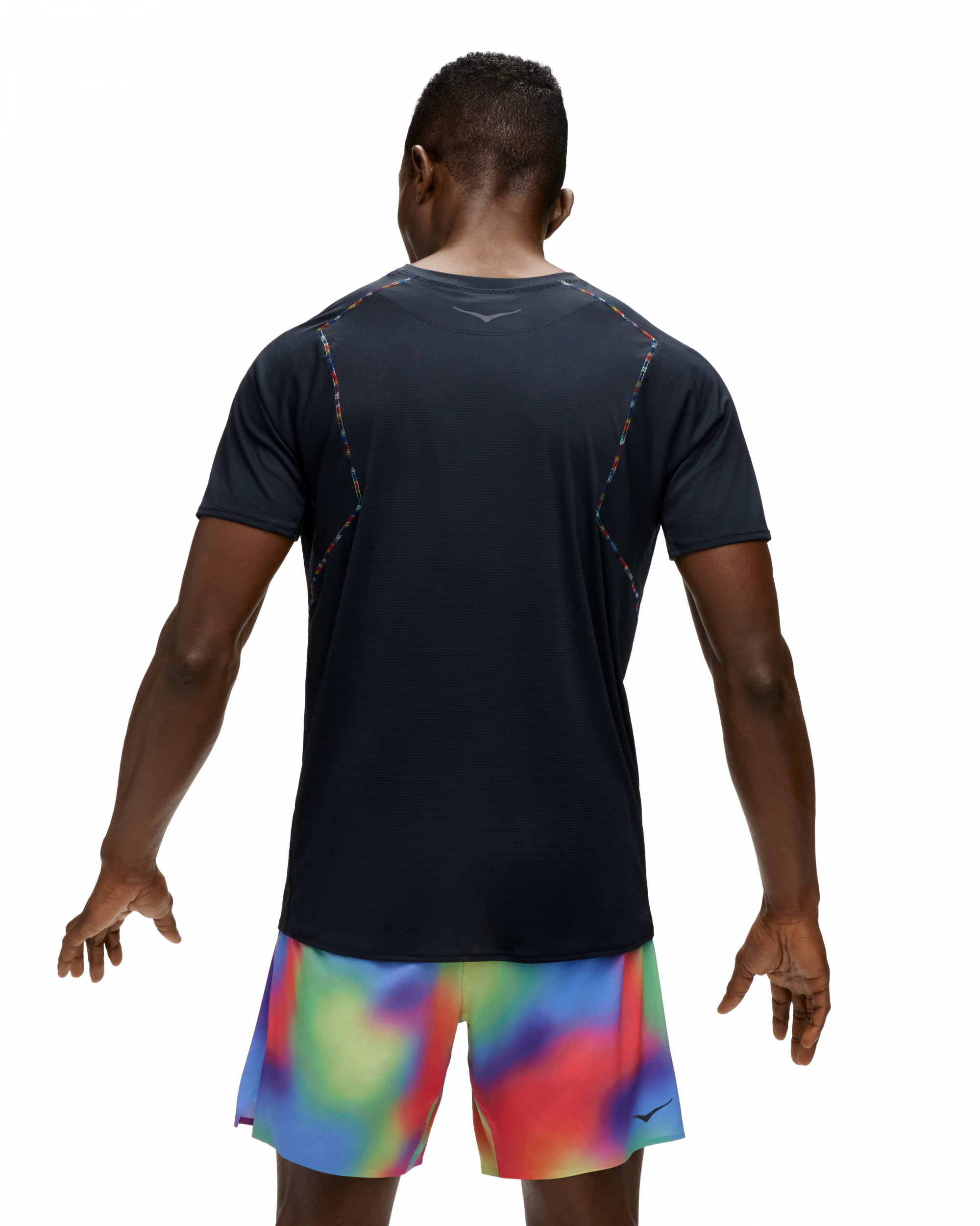 Glide Short Sleeve Herre Black/Multi