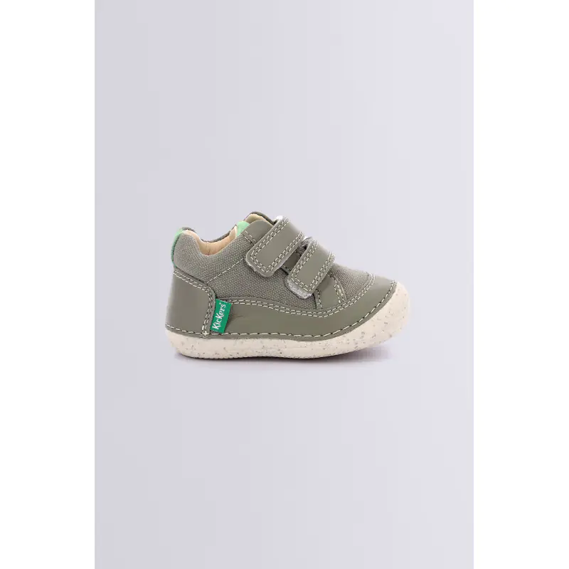 Sostankro Kaki BOTTILLONS Cuir Garçon