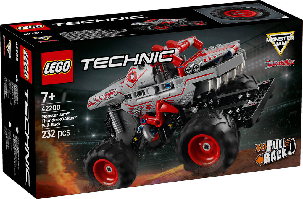 Gave monster truckMonster Jam™ ThunderROARus™ pull-back speelgoedtruck 42200