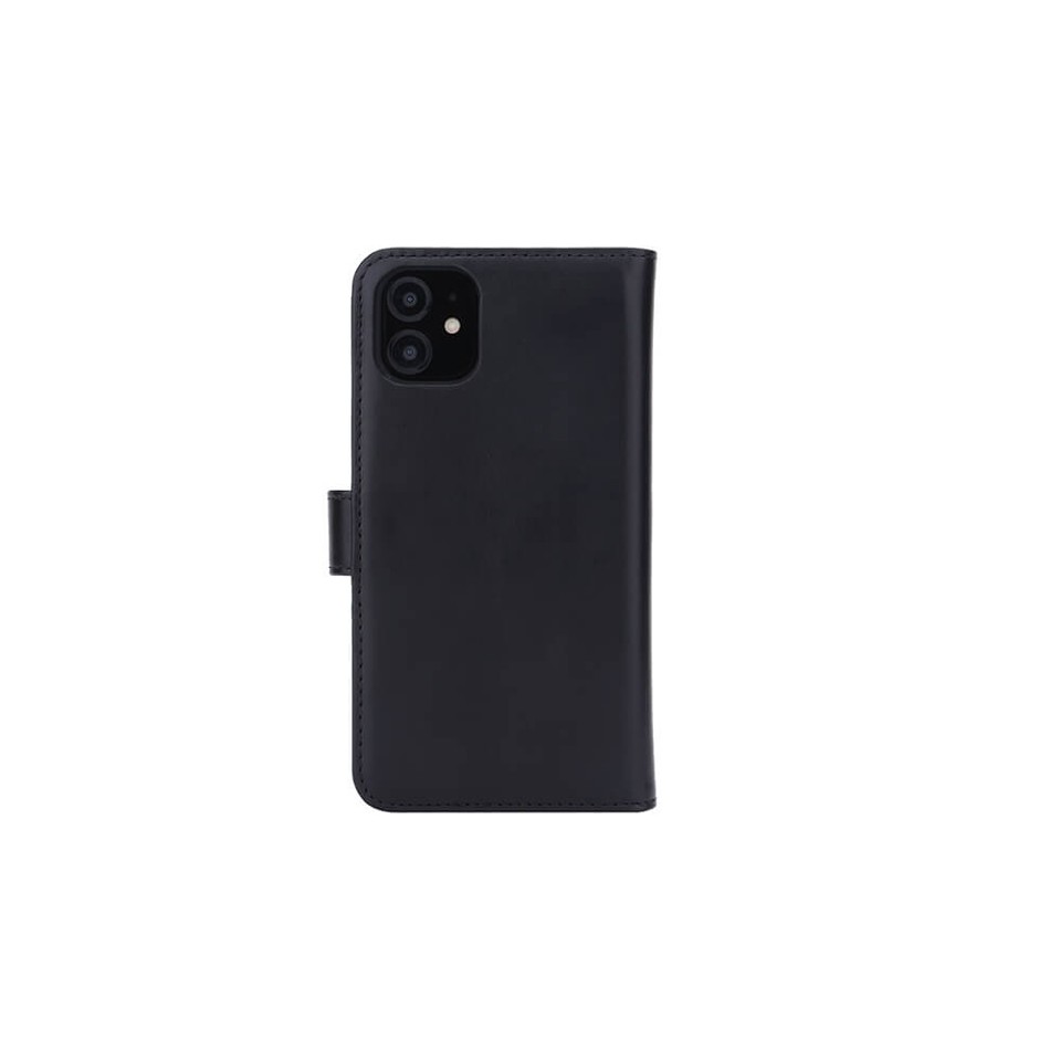 RadiCover - Strålingsbeskyttelse MobilewalletLæder iPhone 12/12 PRO Exclusive 2in1 Magnetcover - Sort