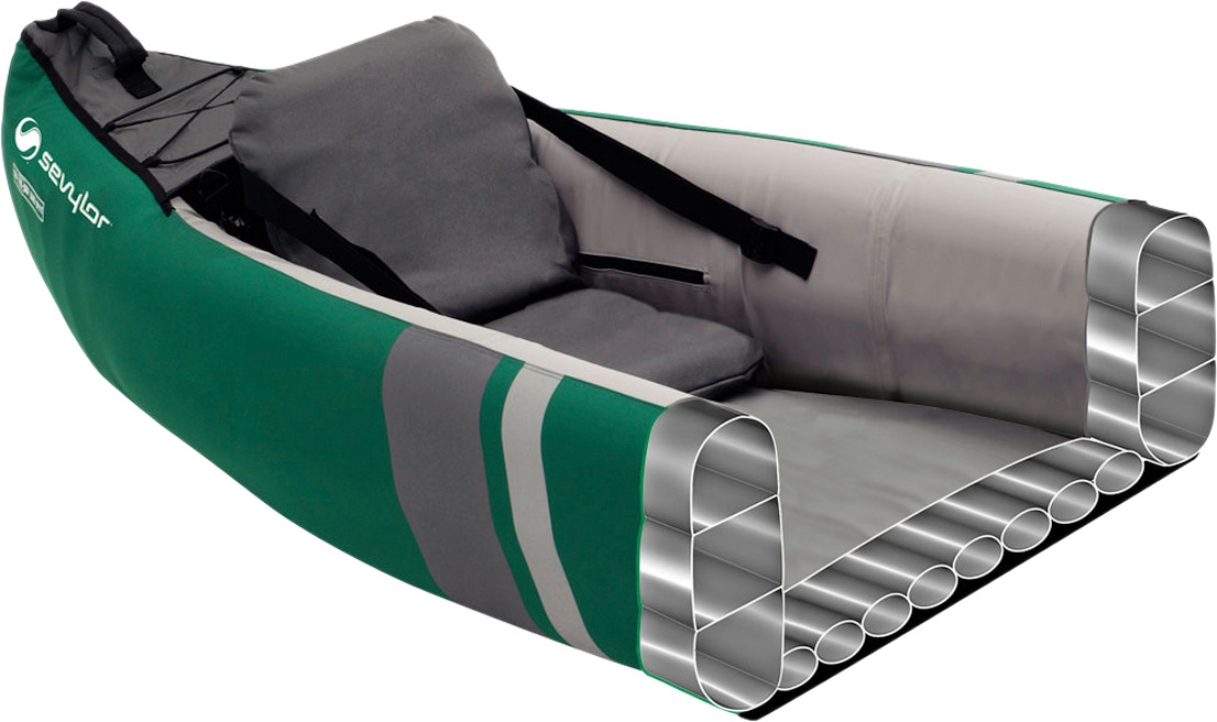 Sevylor Adventur Plus aufblasbarer Kajak 2 Personen 368 x 86 cm