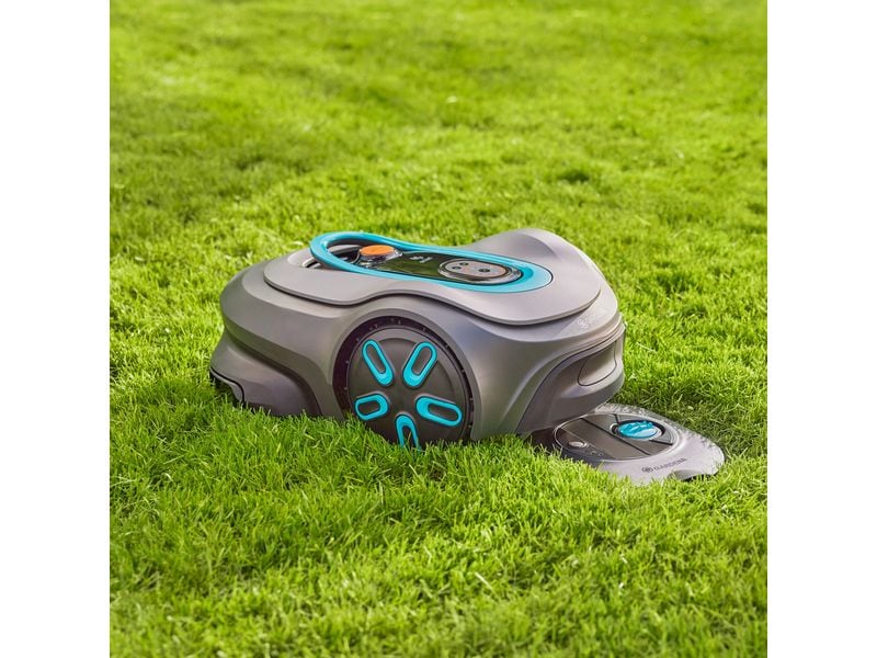 GARDENA Multifunktions-Flächenregner AquaPrecise (unterirdi Solarbetriebener Bewässerungssystem-Komplett-Set