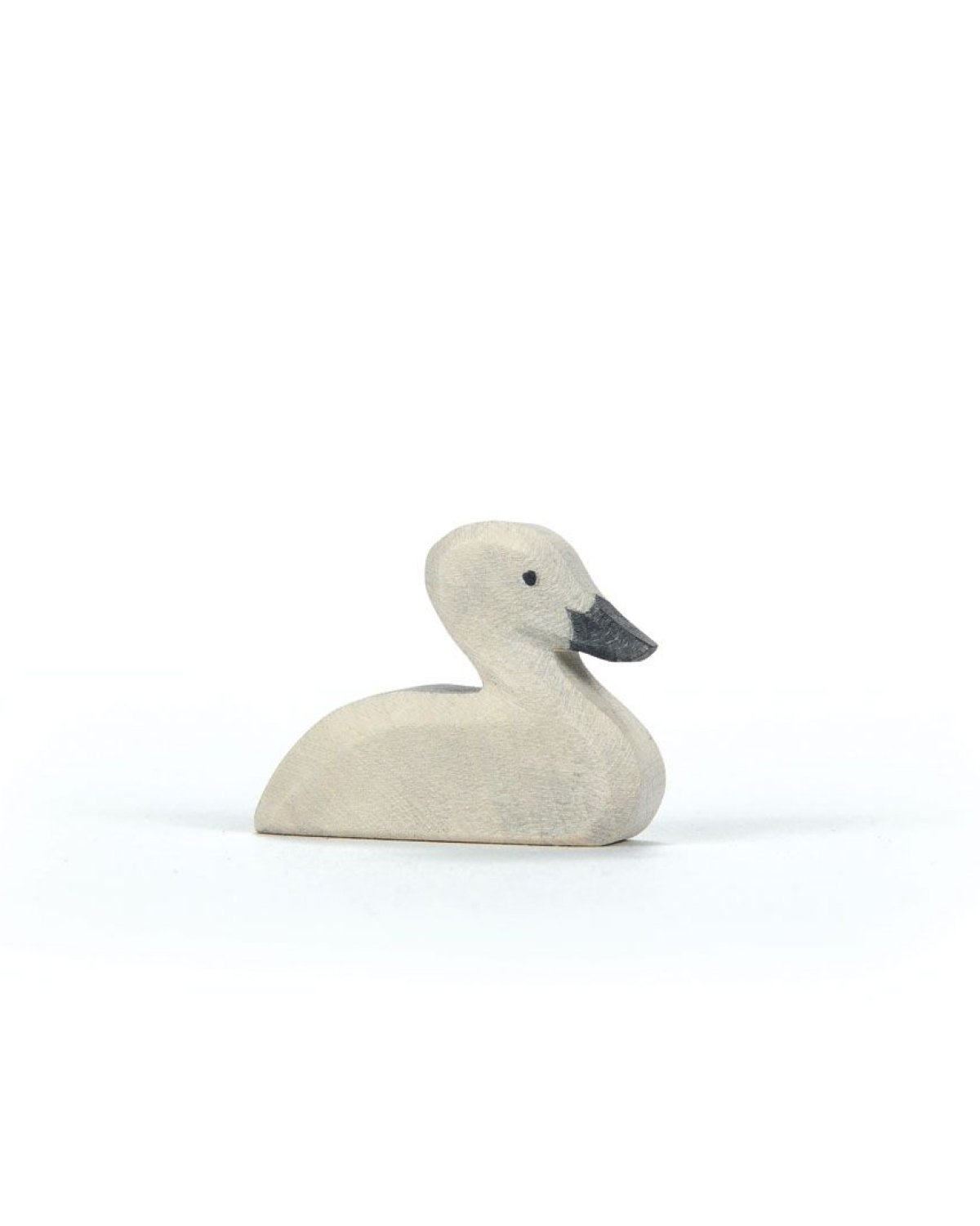 Svaneunge – Håndlaget Trefigur | Swan Small