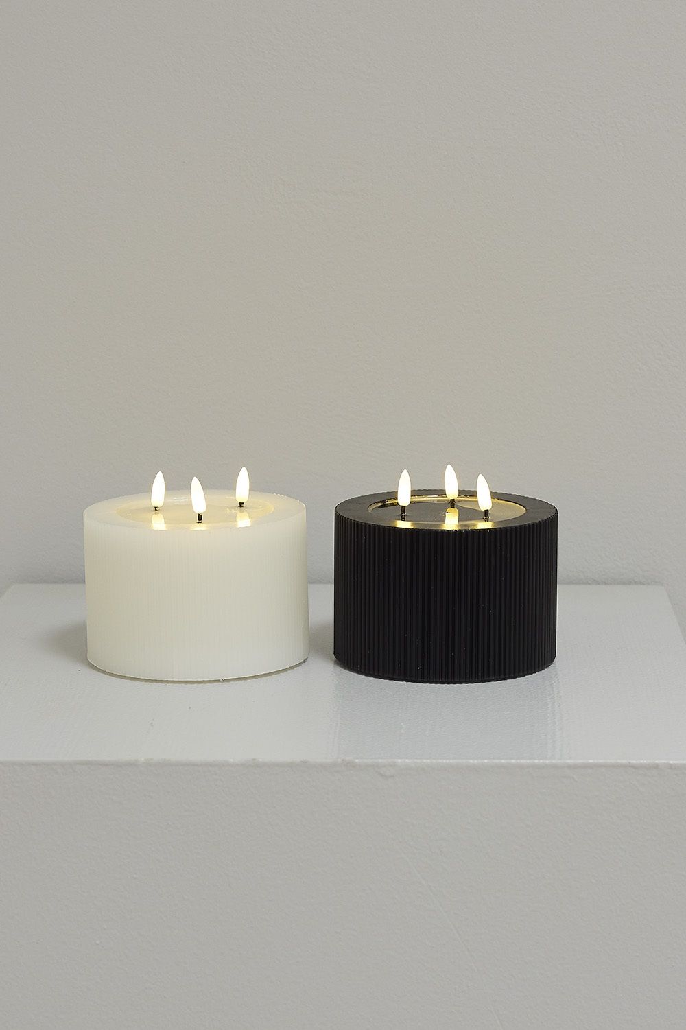 Ledlys med 3 flammer Cindy