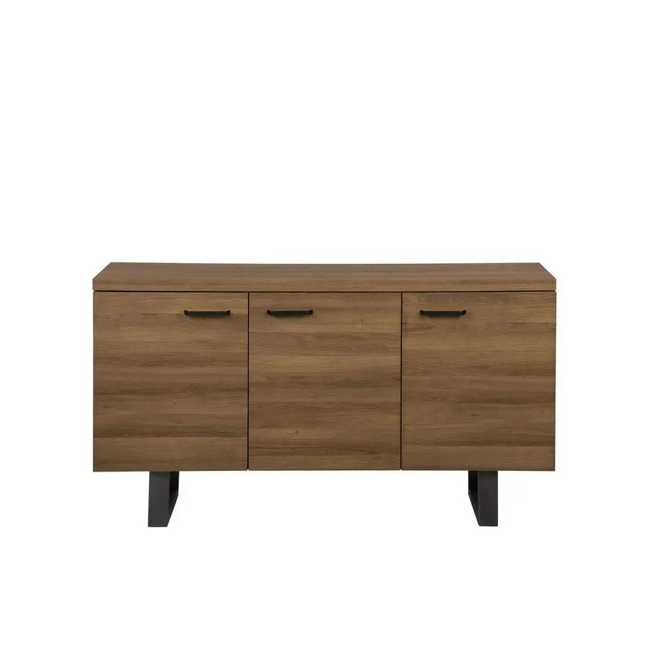 TIMBER L - Sideboard - Donkere houtkleur - MDF