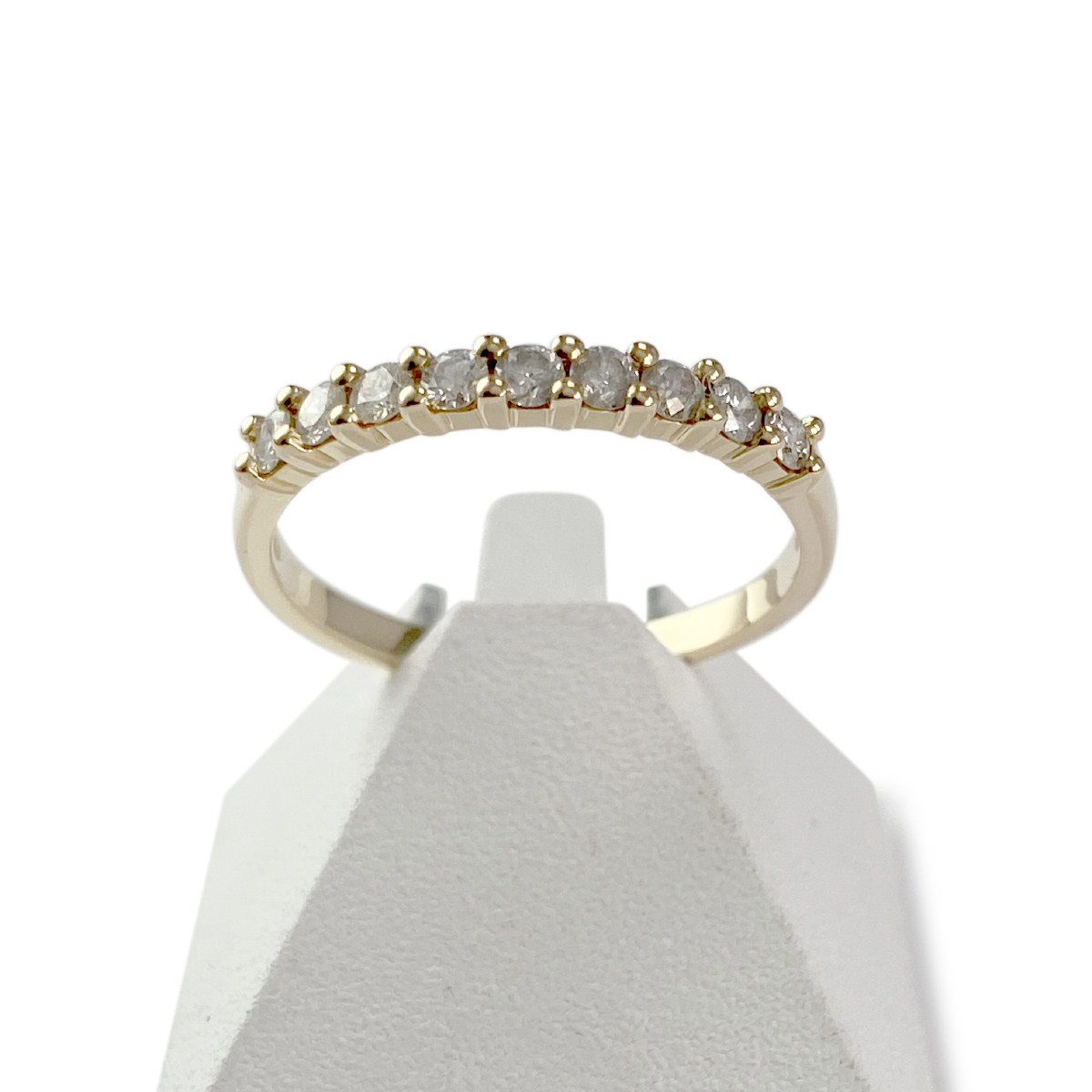 Bague d'occasion or 750 jaune diamants