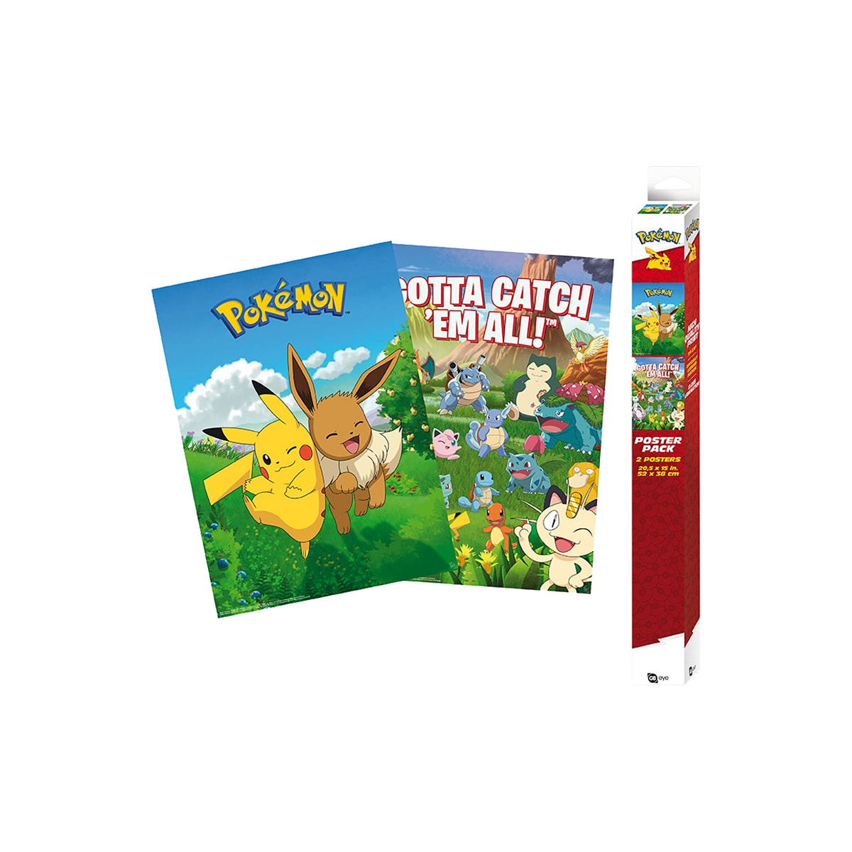 GB eye Pokemon Enironments plakater (2 stk.)