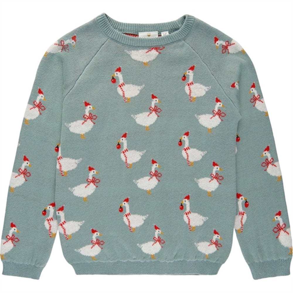 Abyss Jacquard Goose Pullover - The New