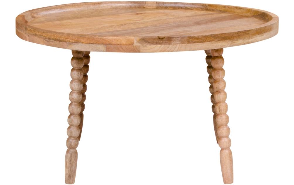 Couchtisch Jammu 60 x 35 cm, Nature<br>Sofatisch aus Mangoholz