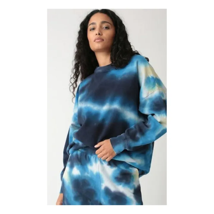 Electric & Rose Sweat Atlas Ripple | Bleu indigo