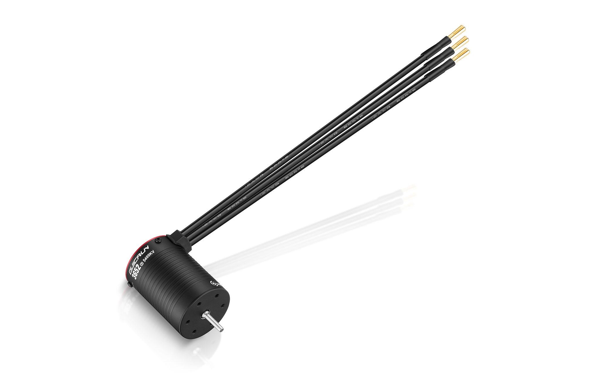 Brushless-Antriebsset WP 10BL120 G2 3652SL-5400KV Combo 1:10Set mit Brushless Sensorless Motor und Regler für RC-Fahrzeuge im Massstab 1:10