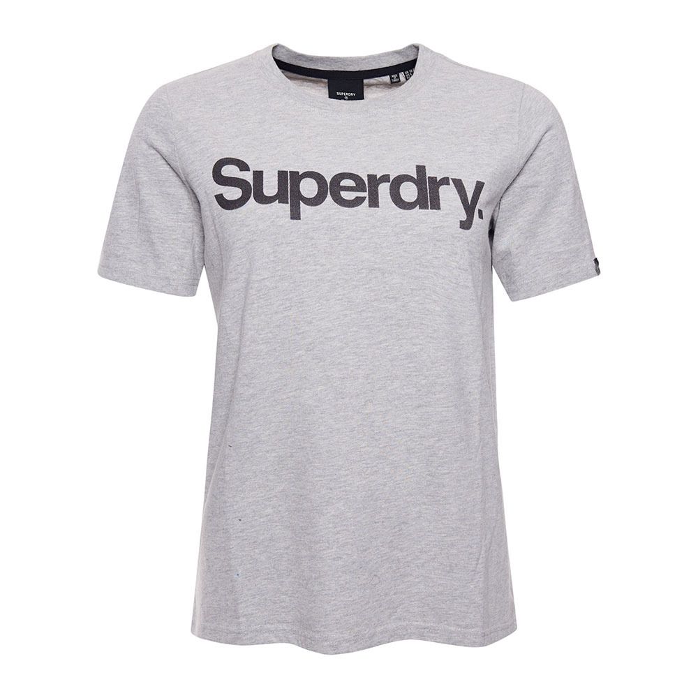 Superdry CORE LOGO - Tee-shirt Femme ice marl