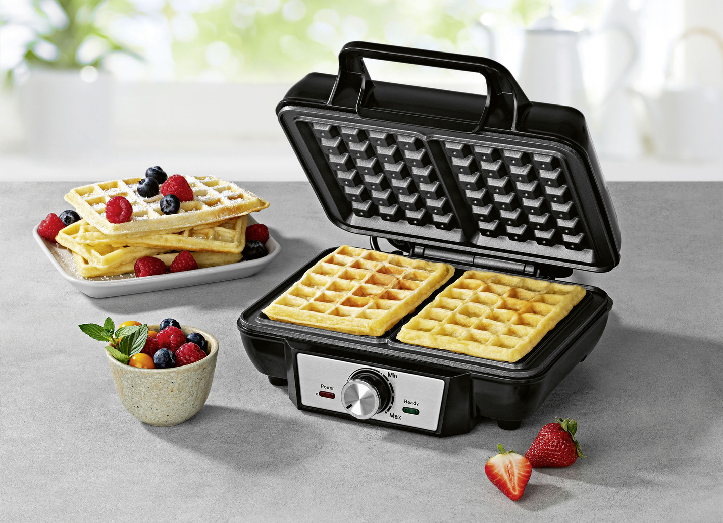 Waffeleisen für Belgische Waffeln
