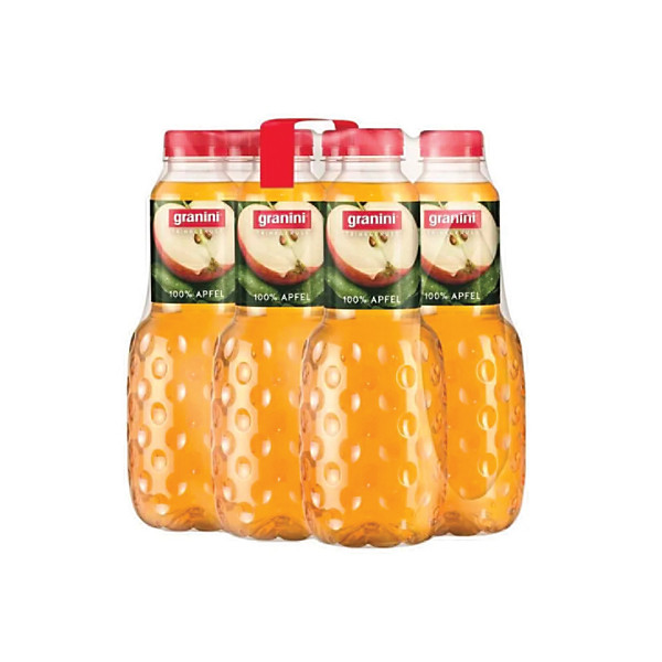 Jus de fruits Granini Pomme, en bouteille, lot de 6 x 1 L