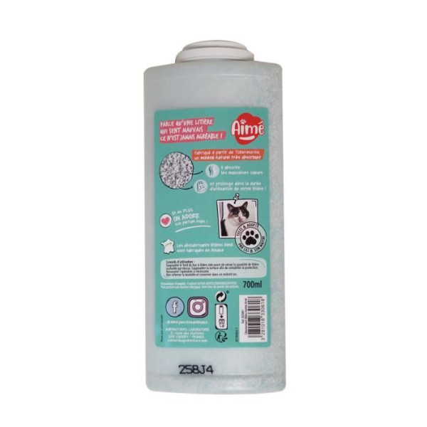 Aime désodorisant pour litiere marine 700ml - pour chat