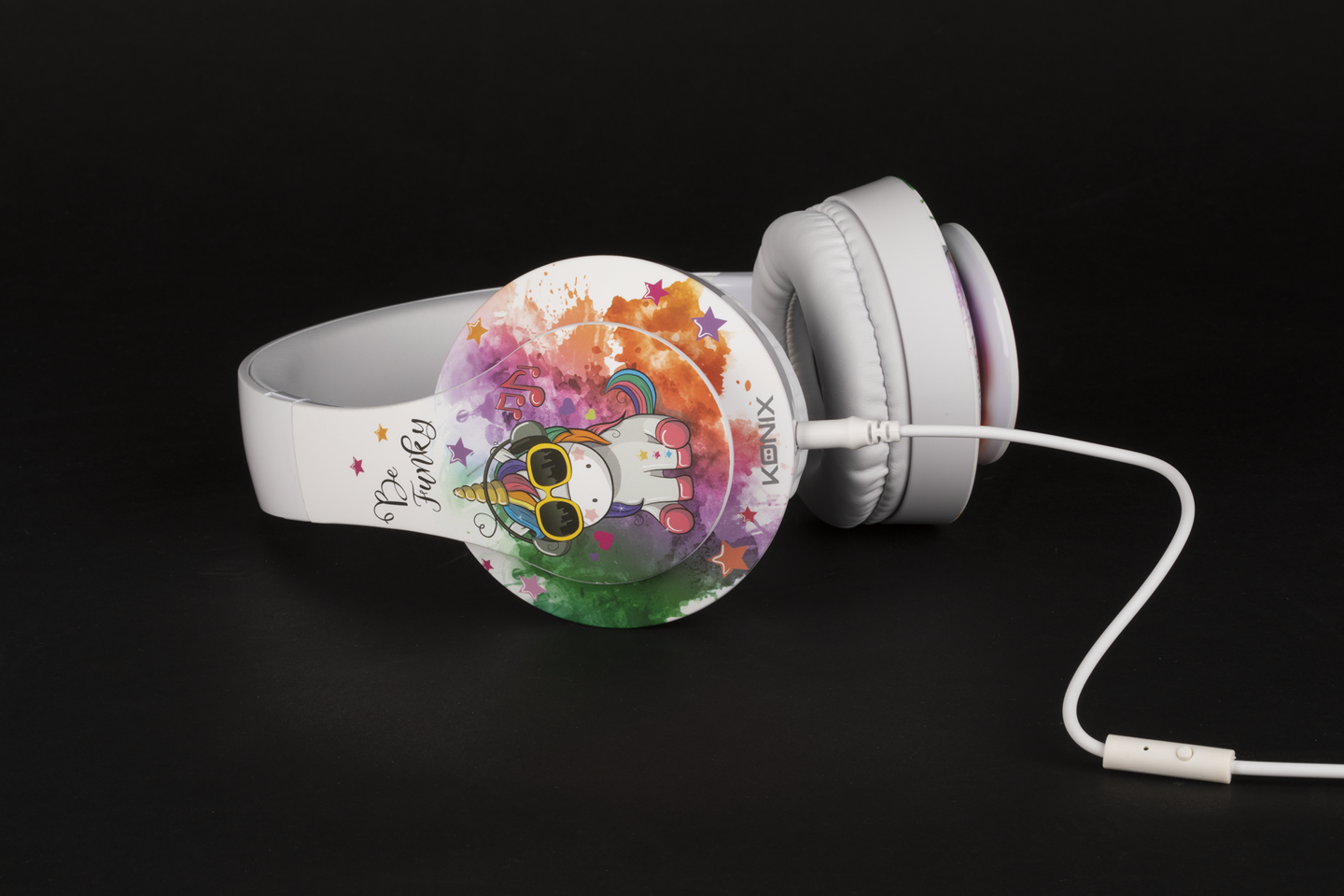 Konix Unik Wired Universal Headset Be Funky