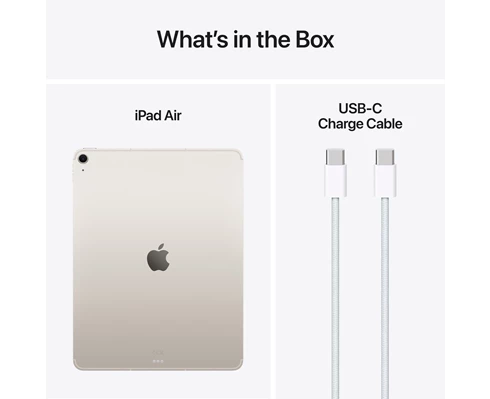 Apple 13-inch iPad Air Wi-Fi   Cellular 256GB - Starlight