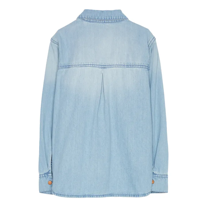 Finger in the nose Chemise Enara | Denim bleached