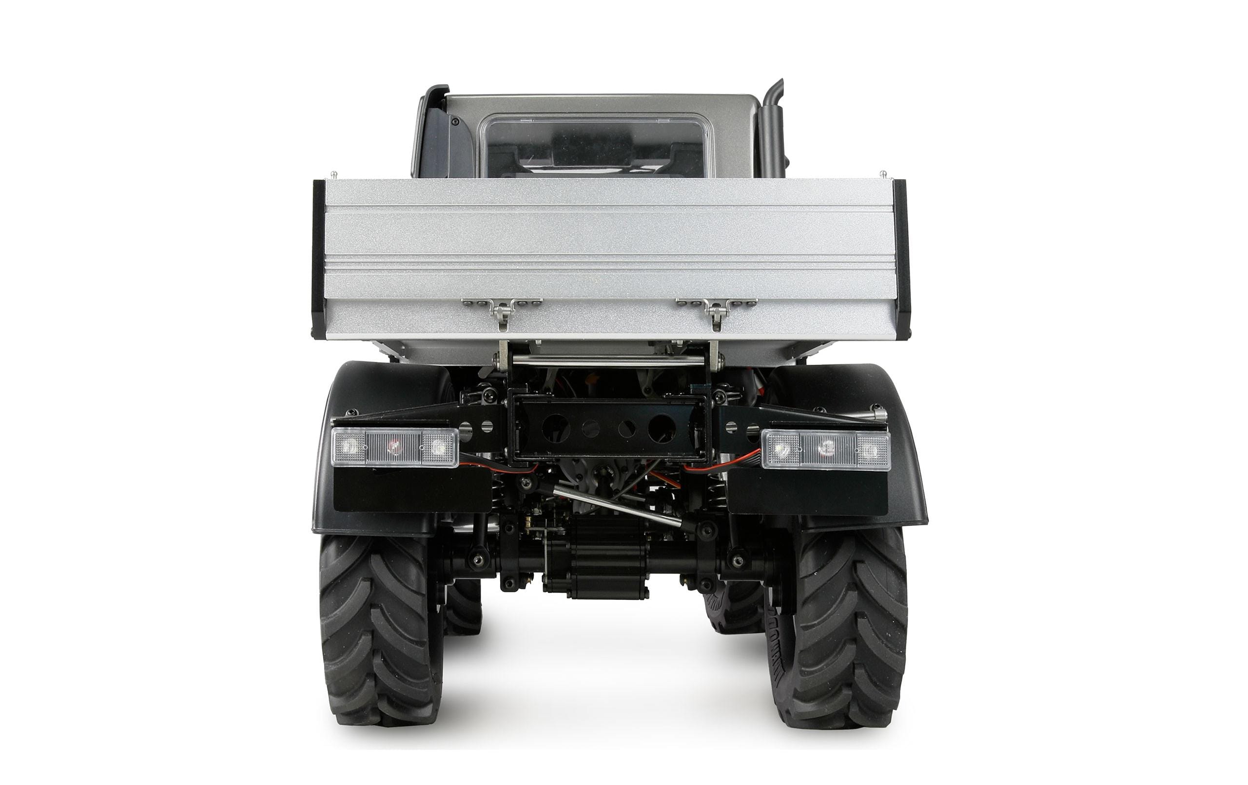 Mercedes-Benz Unimog Geräteträger 4WD Anthrazit 1:10, ARTR<br>Originalgetreues Unimog RC-Modell