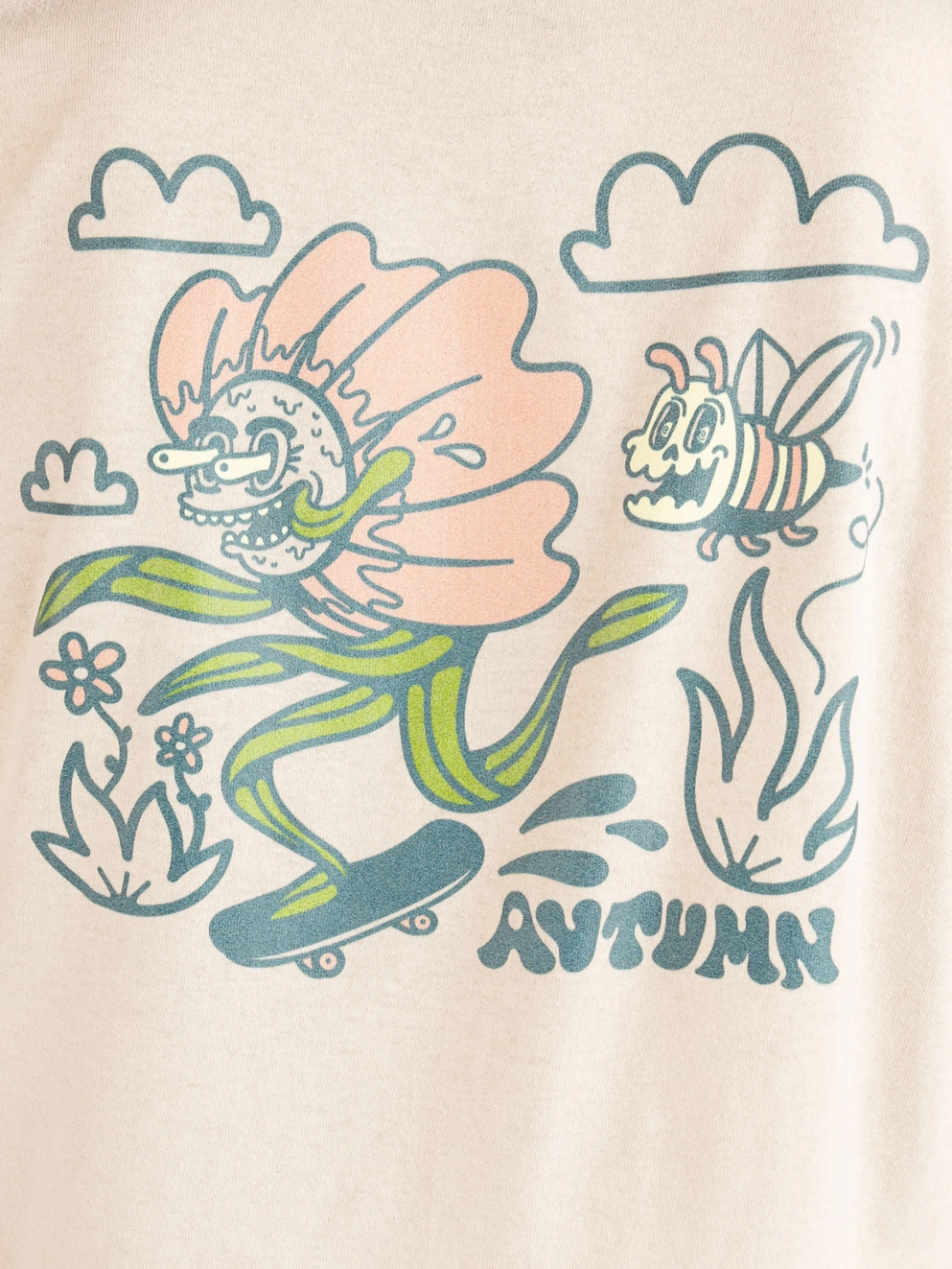 Autumn Headwear Spring Fever T-Shirt sand