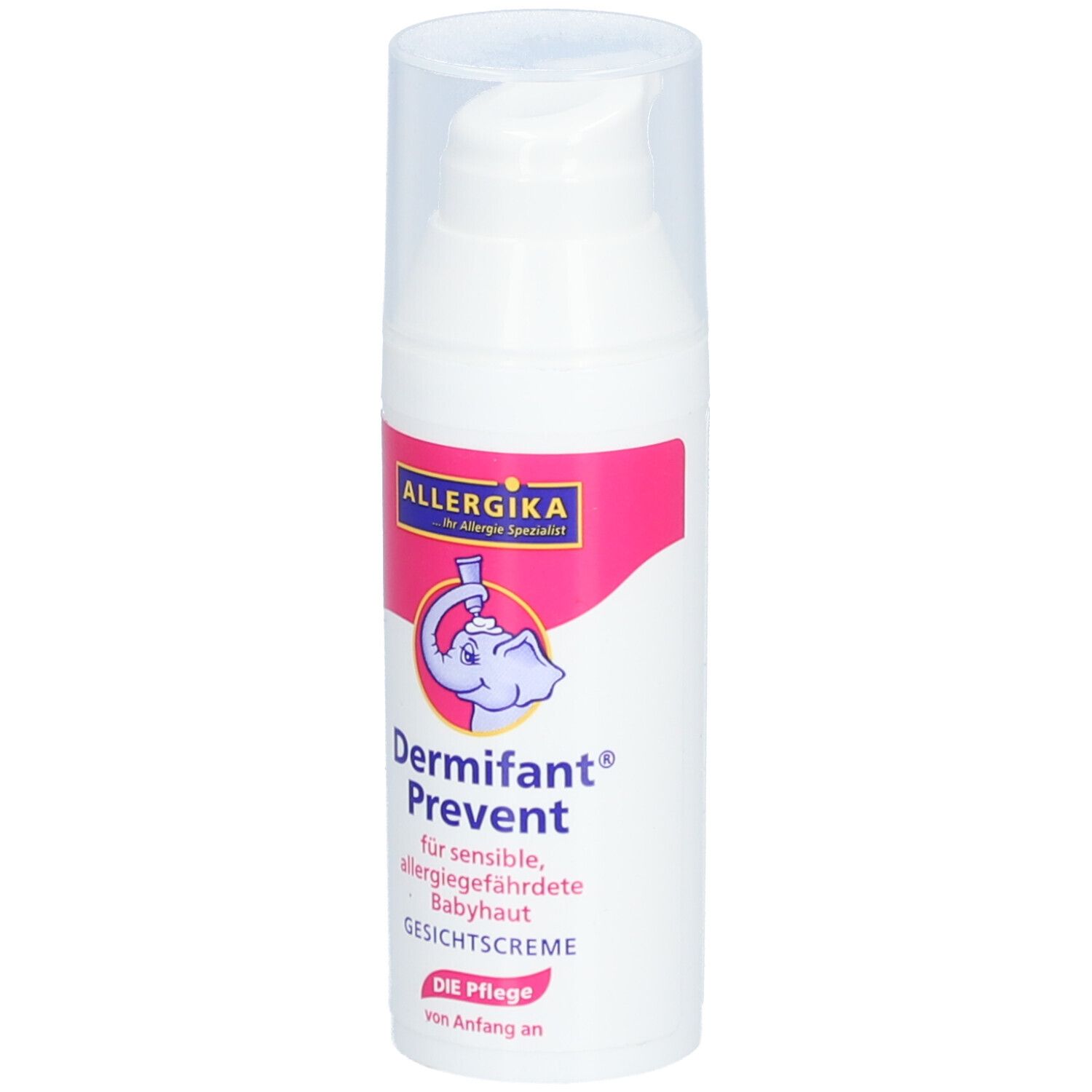 Dermifant® Prevent Gesichtscreme - Gesichtscreme für sensible, allergie-gefährdete Babyhaut, speziell entwickelt für Babys & Kids aus Allergiker-Familien