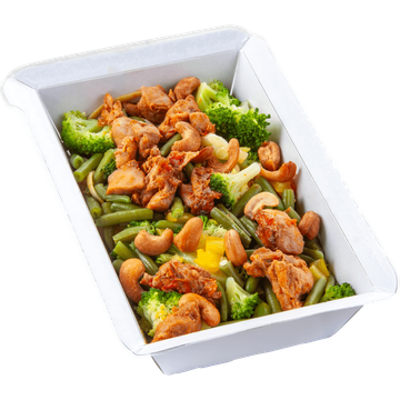 Jumbo's Kip Bali Stijl met Groenten en Cashewnoten Proteïnerijk 475 g