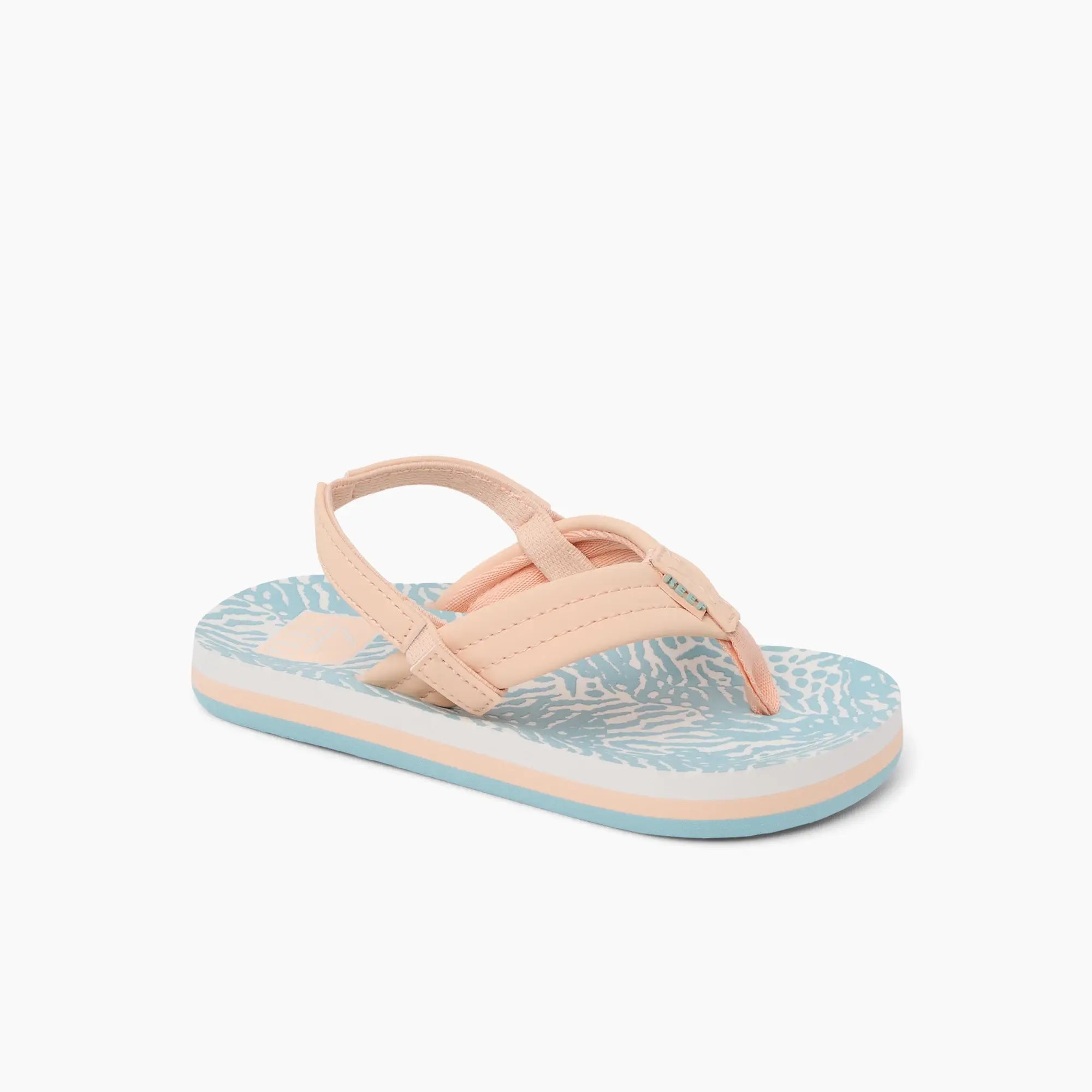 Little Ahi Peach Blue Animal