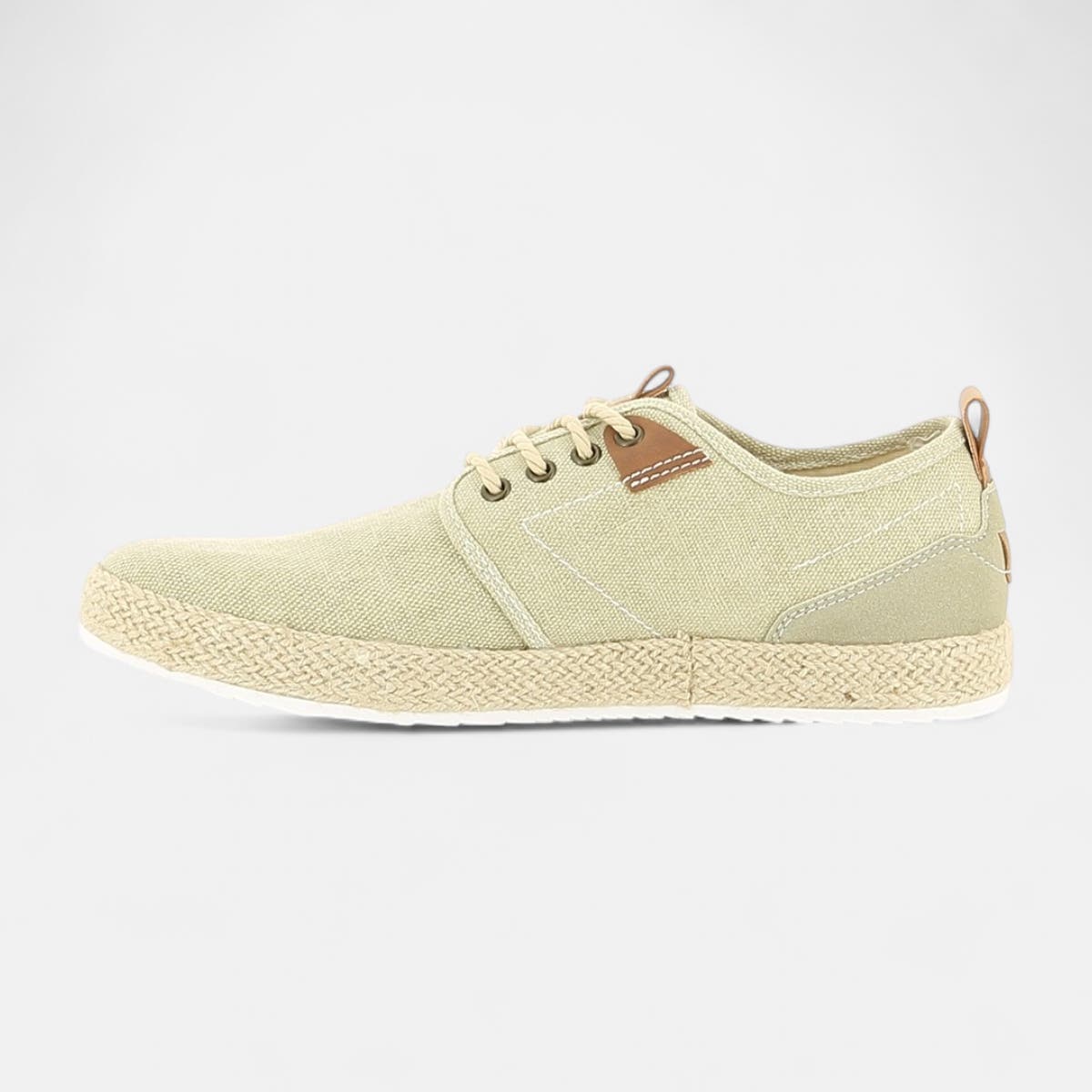 Baskets en toile Homme beige