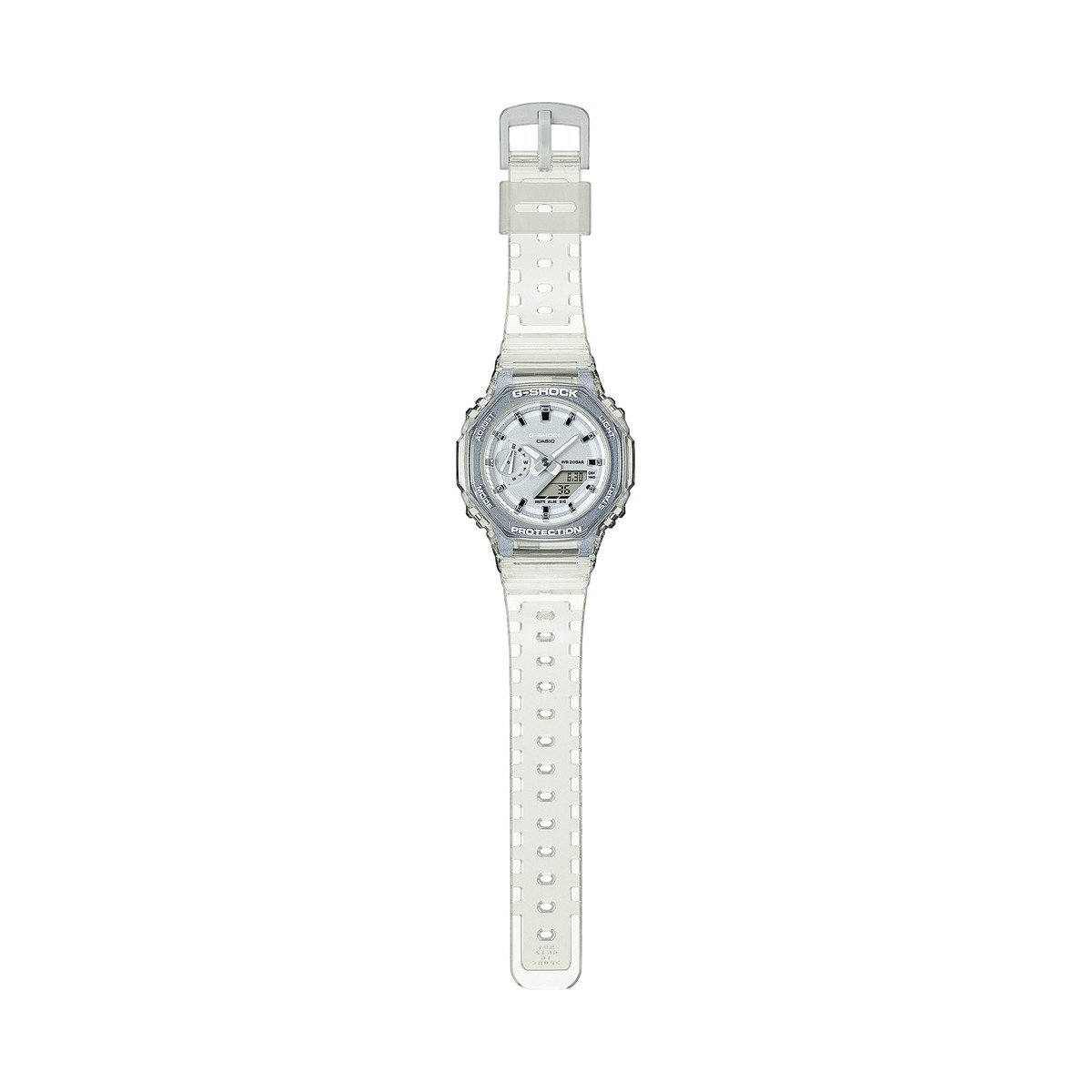 Montre G-SHOCK femme bracelet résine blanc