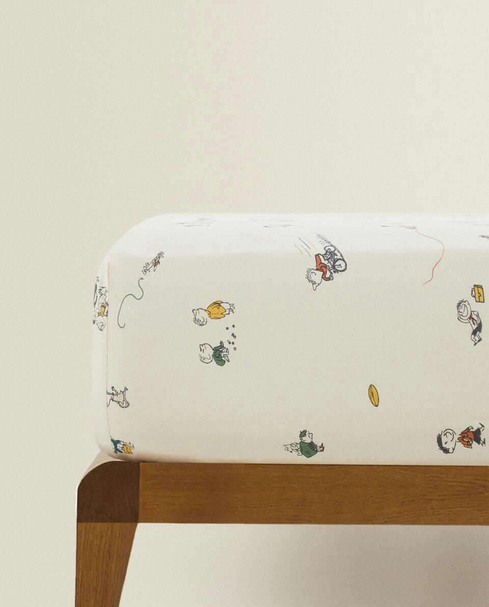 Lençol de algodão infantil Le Petit Nicolas