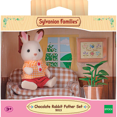 Sylvanian Families sæt med far chokoladekanin