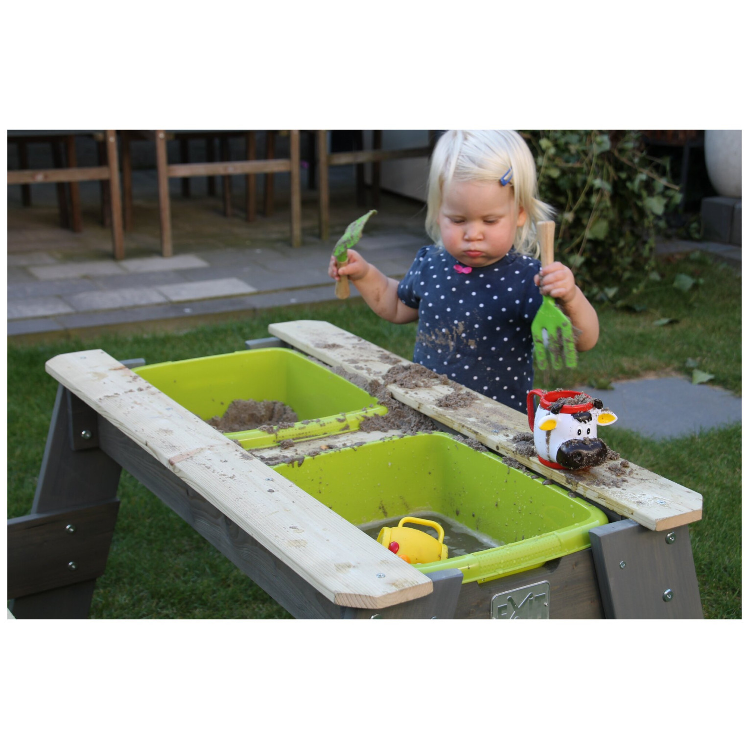 EXIT Aksent zand-, water- en picknicktafel (1 bankje)