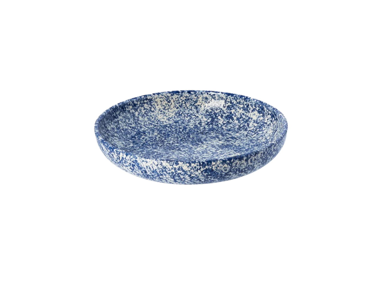 Familianna  Granite Shallow Individual skål, blå - Ø16 cm.