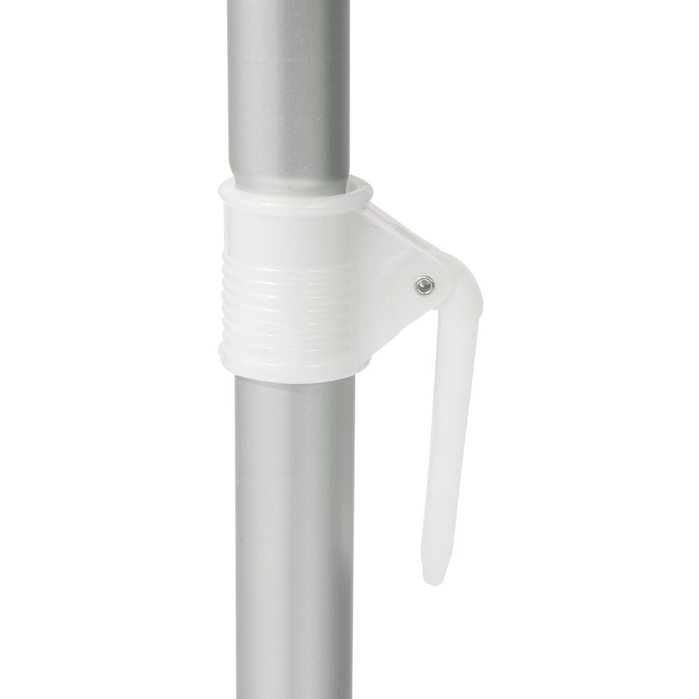 Parasol de plage inclinable corail Ø180xH195cm
