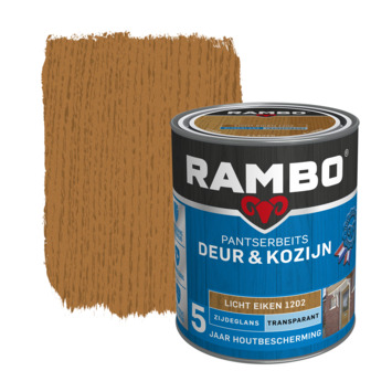 Rambo Pantserbeits Deur & Kozijn zijdeglans transparant licht eiken 750 ml