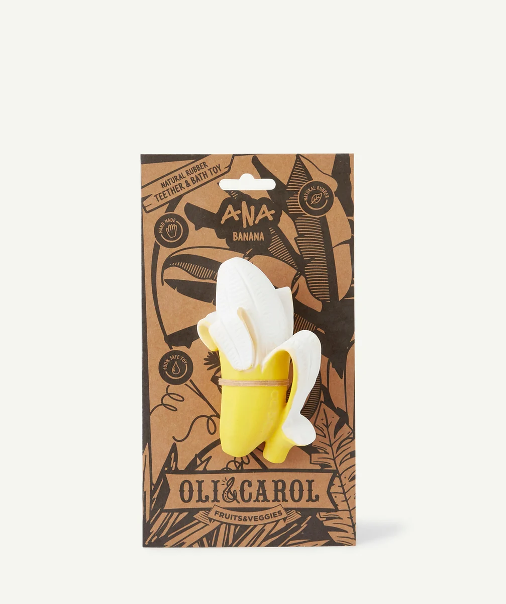 OLI & CAROLL'ANNEAU DE DENTITION BANANE