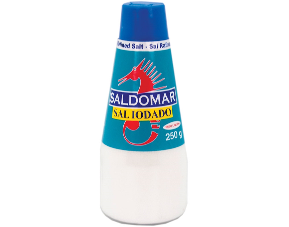 SAL SALDOMAR REFINADO IODADO 250G