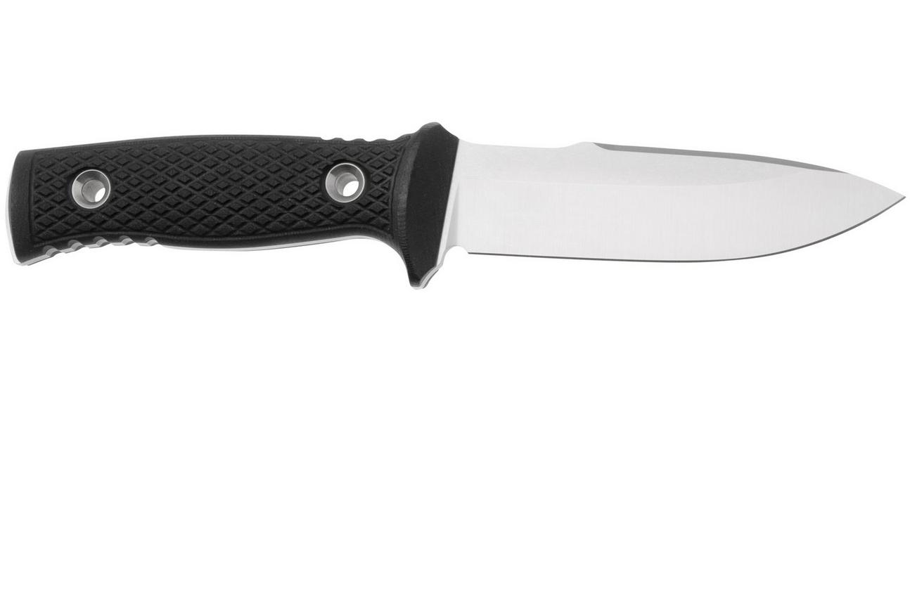 TRC Knives M-1SL Stonewashed M390, Black G10, survivalmes