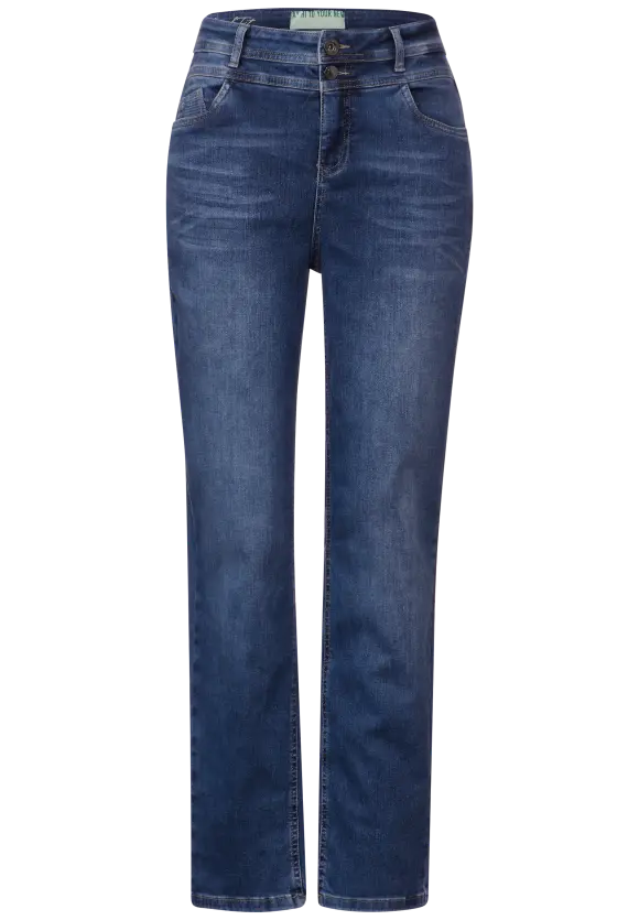 Casual Fit Jeans - mid blue washed