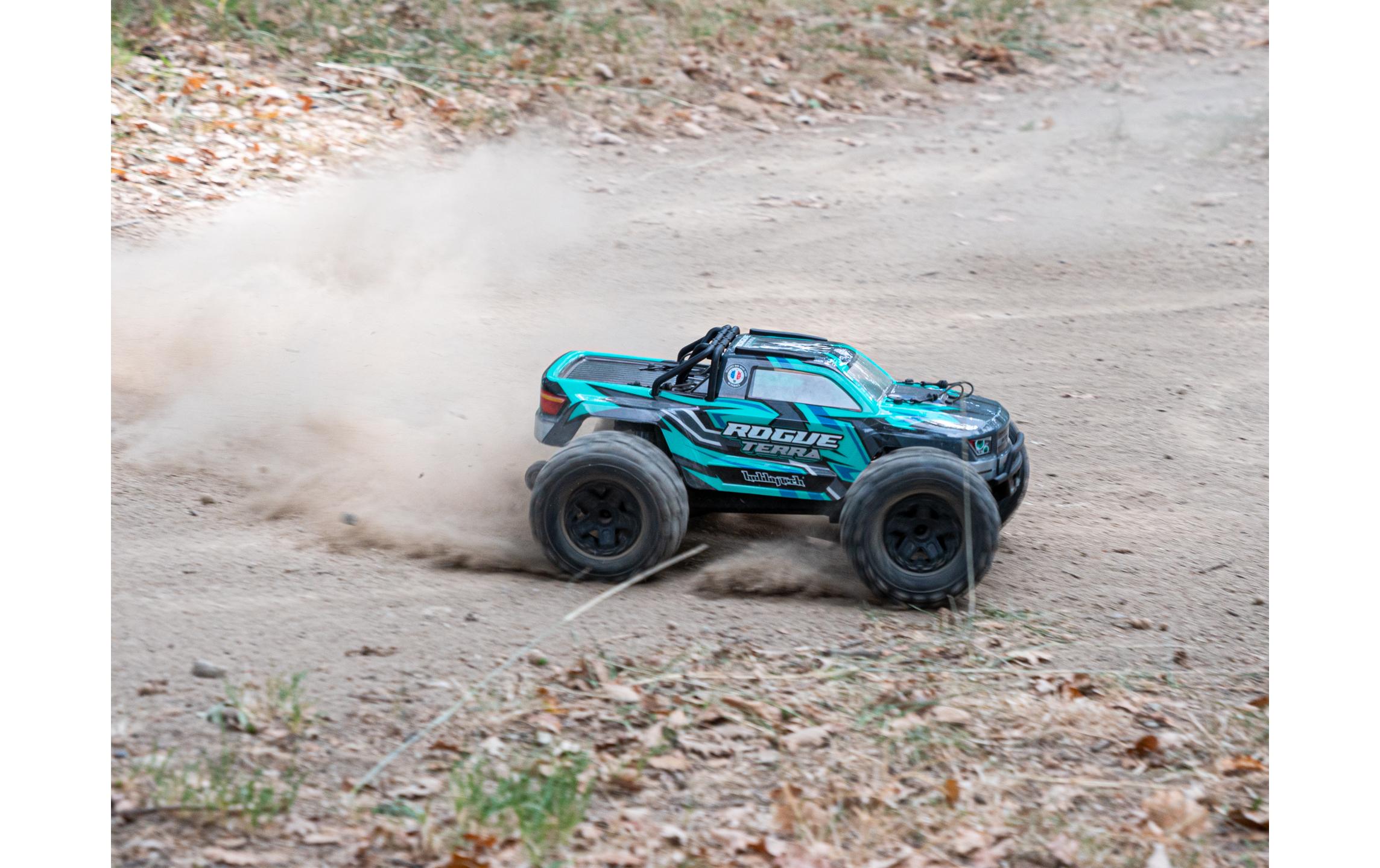 Monster Truck Rogue Terra Brushless Grün, ARTR, 1:10<br>4x4 Brushless Monstertruck im Massstab 1:10