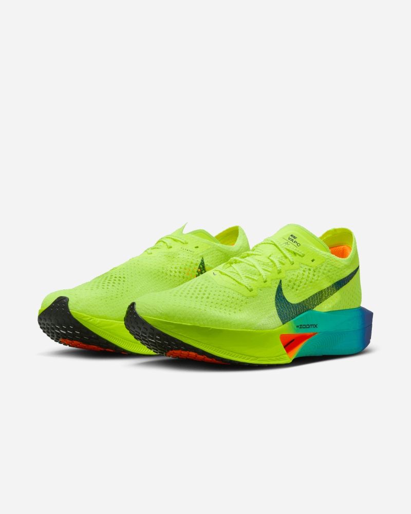 Chaussures de running Nike ZoomX Vaporfly Next% 3 Jaune Fluo pour homme