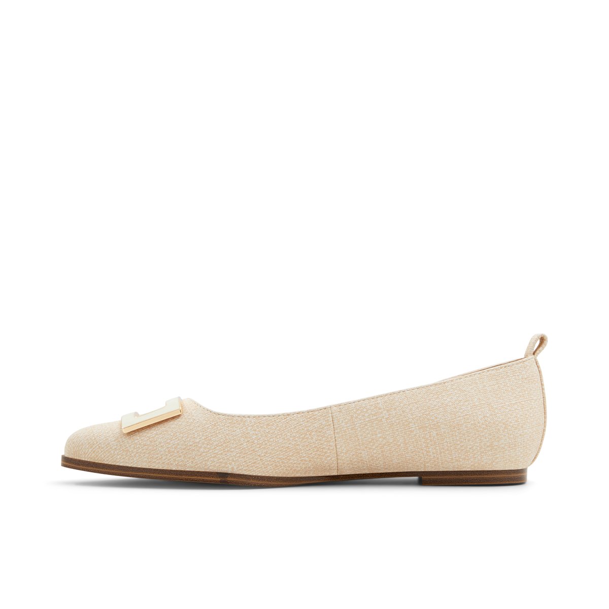 SOLEMATE-Cadohar-Ballerine - Talon plat - Naturel