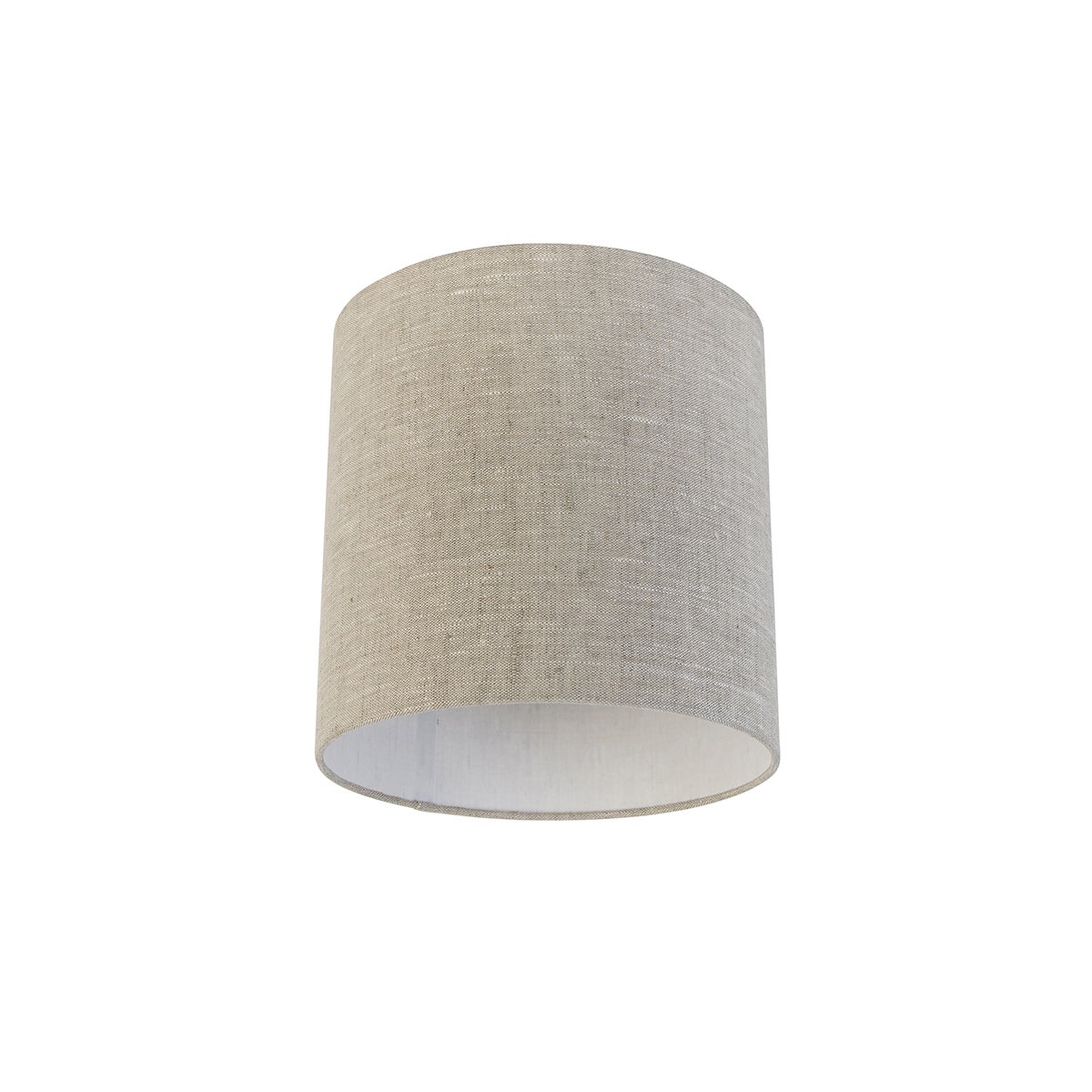 Lichtgrijze stoffen lampenkap 25/25/25